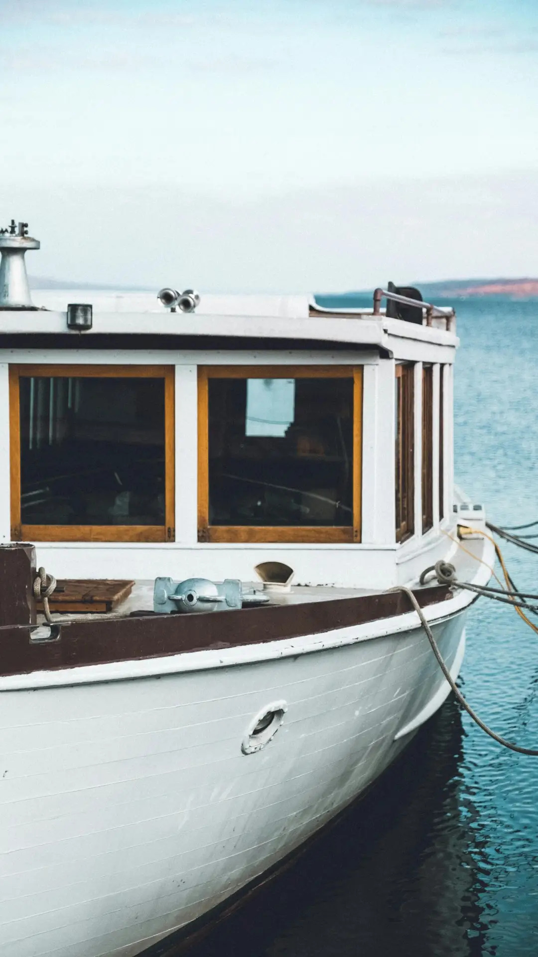Docked boat on Lake Superior
