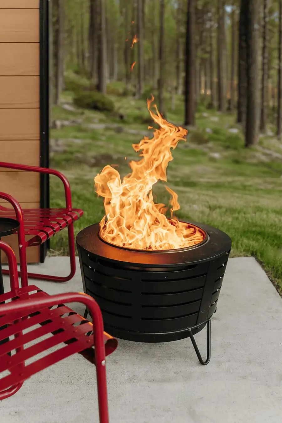 Fireplace cabin stay at The Harbors