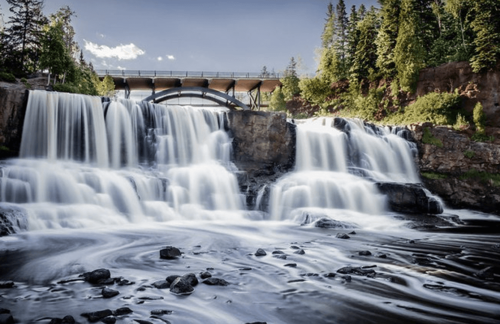 Gooseberry Falls near Two Harbors Minnesota