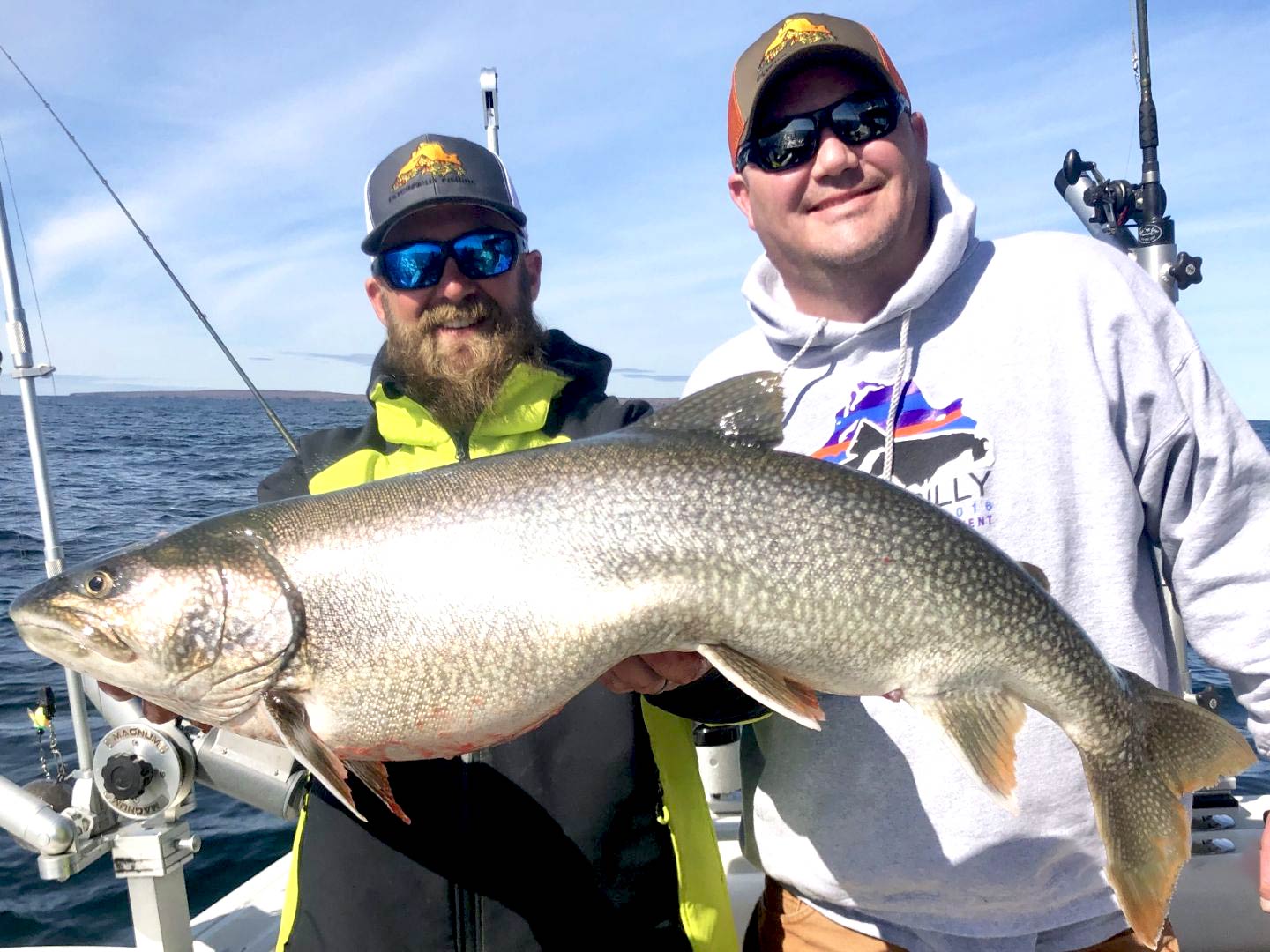 Lake Superior lake trout fishing