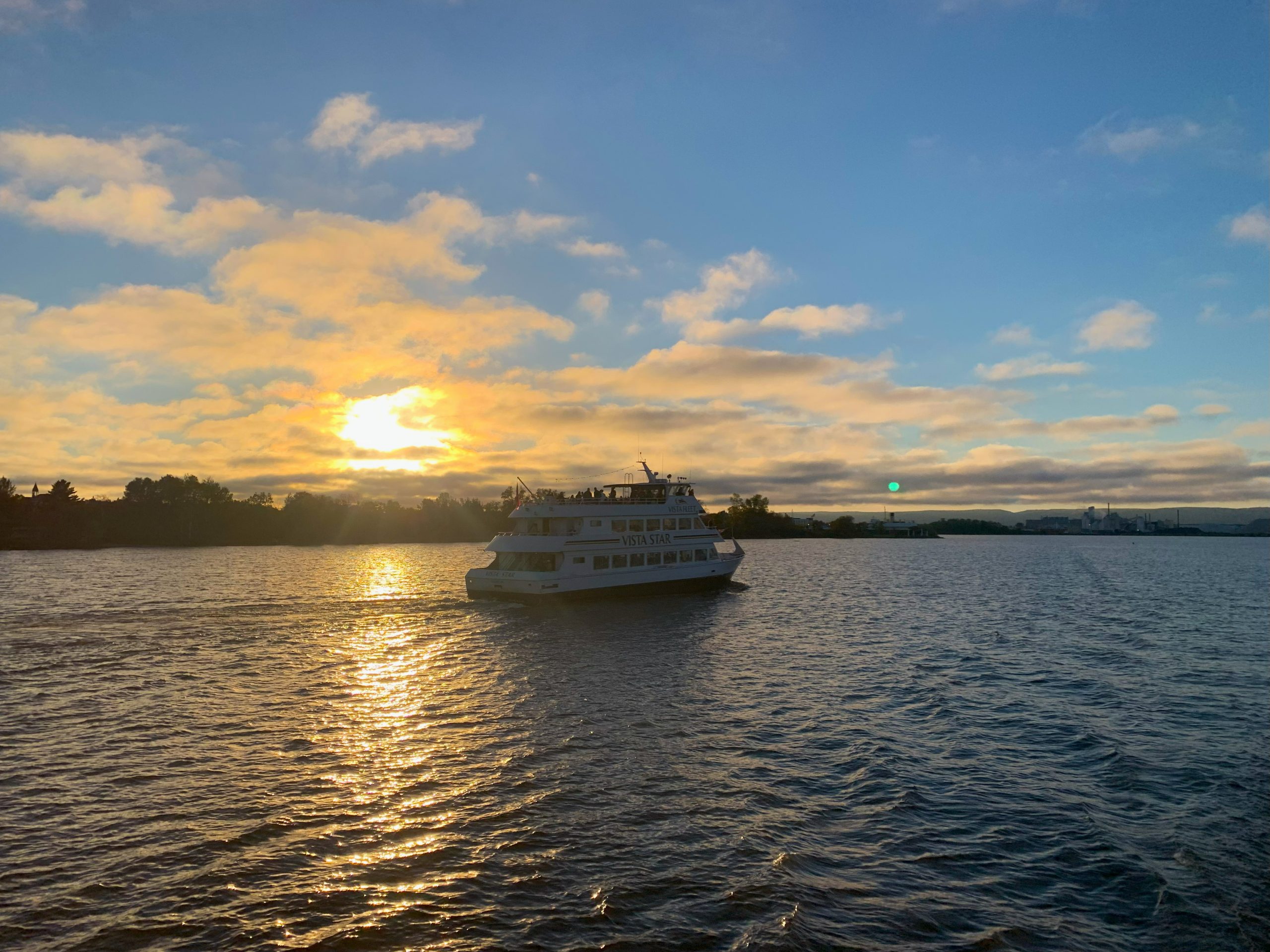 Lake Superior charter tours and sunset cruises near Two Harbors Minnesota