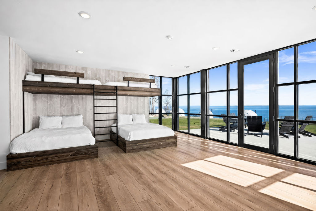 Luxury villa seating area