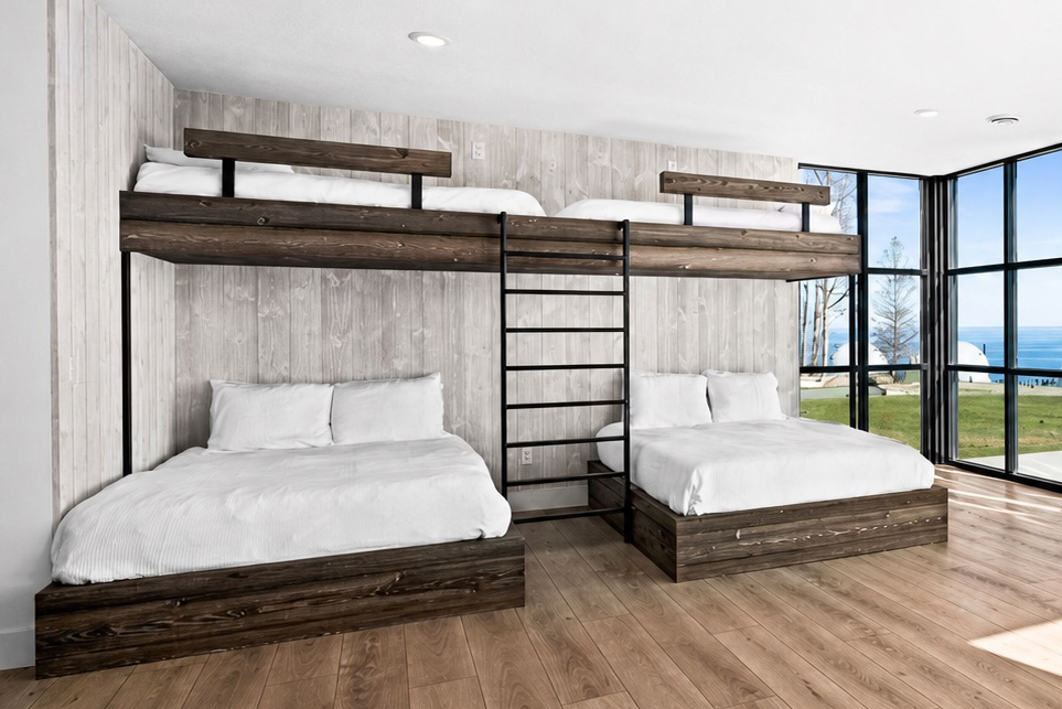 Built-in bunks inside luxury Villa at The Harbors